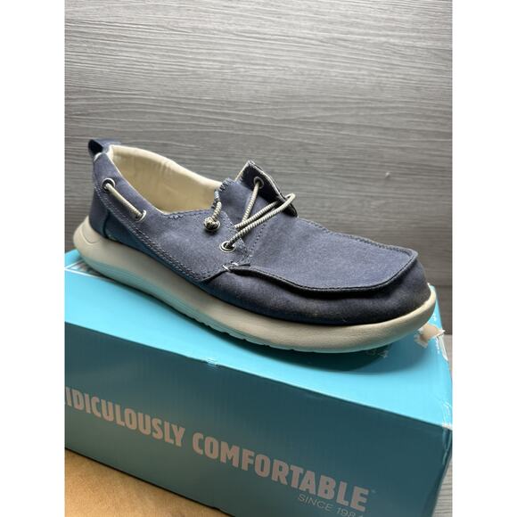 Reef Mens Swellsole Pier Navy CJ1625 Casual Slip On Boat Shoes Men’s 13 - Picture 2 of 9